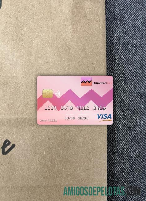 Costa do Marfim Attijariwafa Bank Visa Card Photolook Front exemplo real